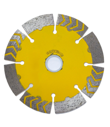 Сегментный алмазный пильный диск для сухой резки гранита, камня, мрамора, бетона